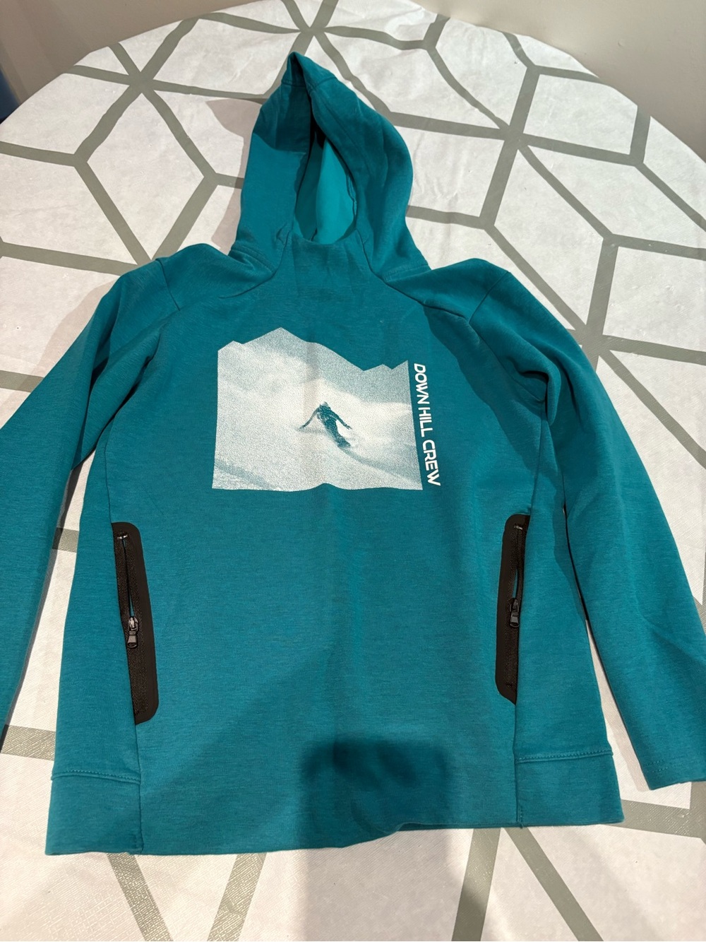 Old Navy Teal Active Dynamic Fleece Hoodie